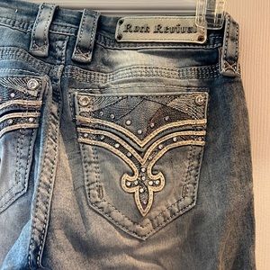26 inch Brunella Rock Revival bootcut jeans. Used, excellent condition.